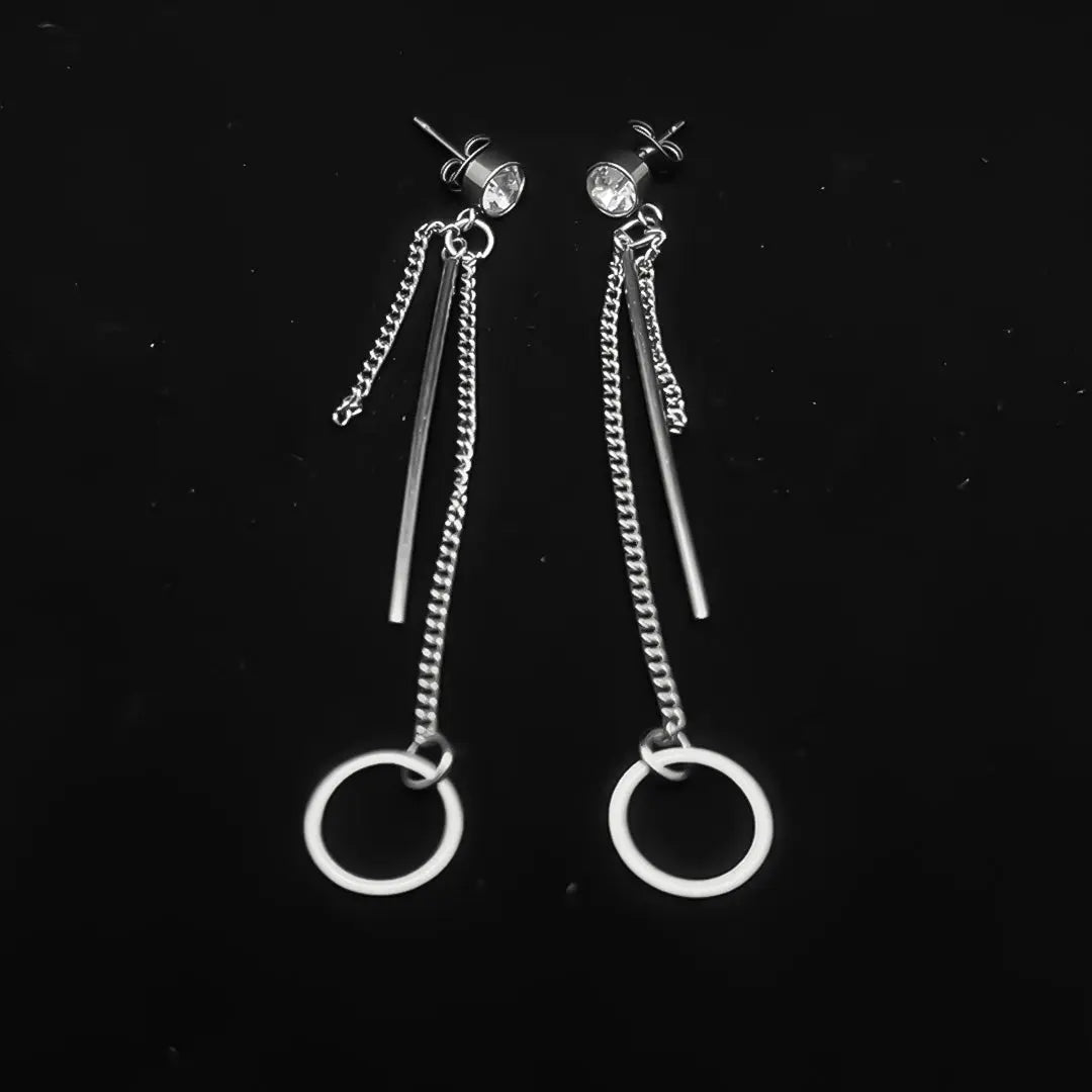 Boucles d'oreilles Strass kotetsufwi