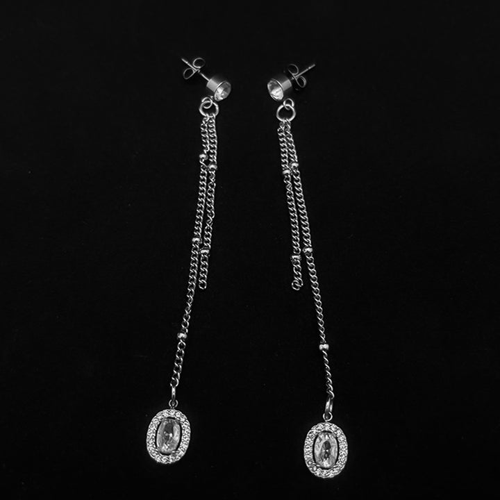 Boucles d'oreilles Strass Miu